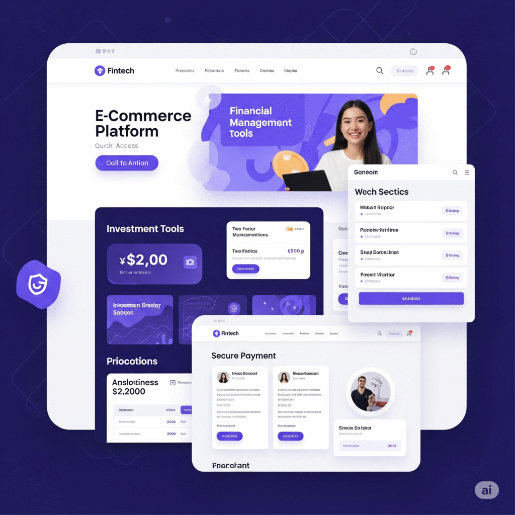 Best E-commerce Website Development for Fintech Industry in Coimbatore 