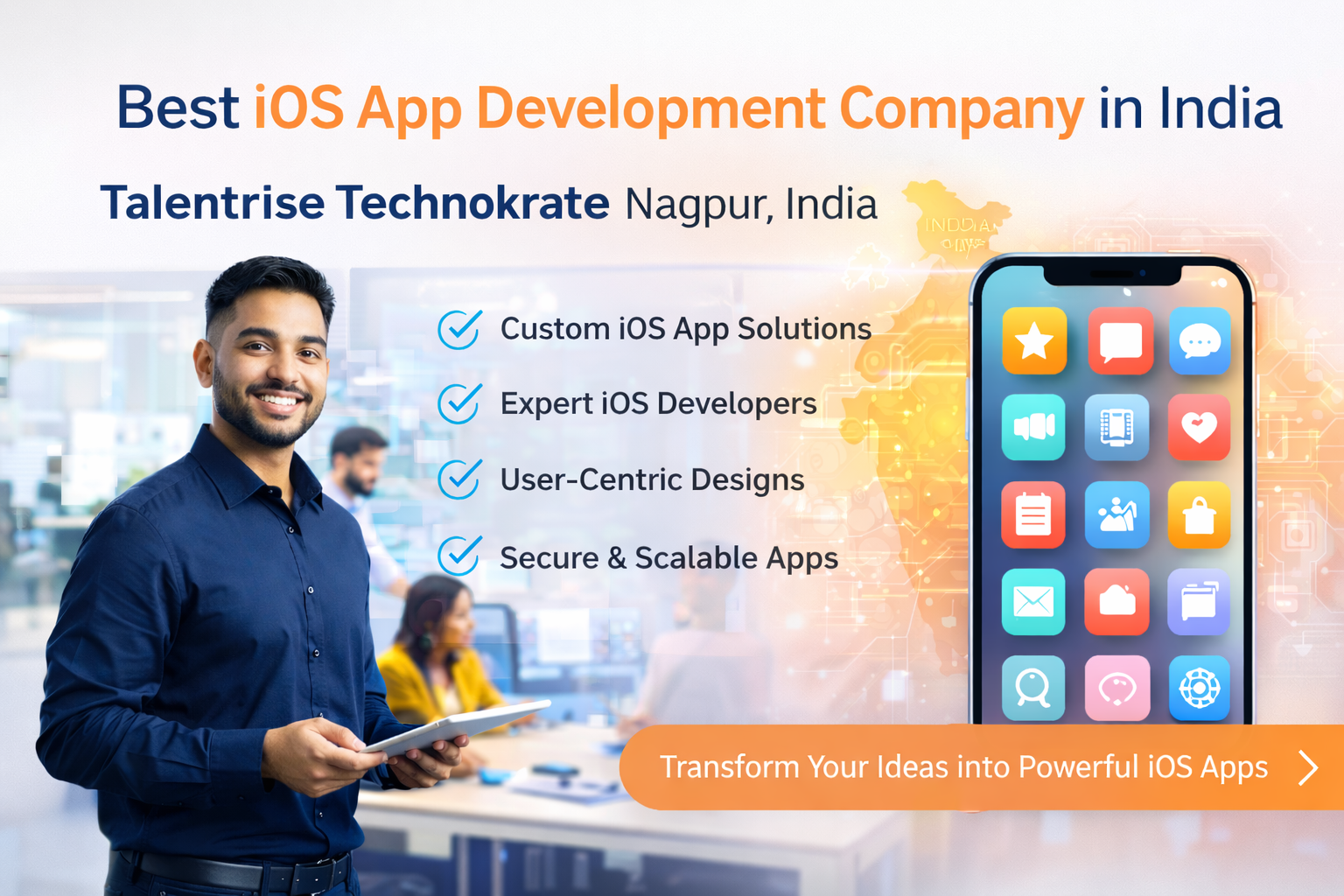 Best iOS App Development Company in India – Talentrise Technokrate